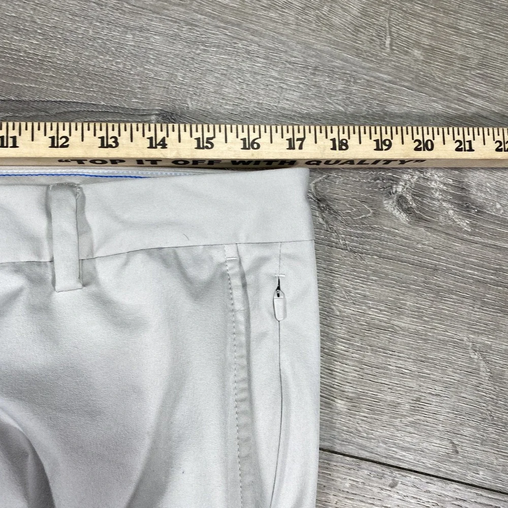 Southern Tide Pants Mens 35x32 Beige Flat Front Lightweight Polyester‎ Fishing